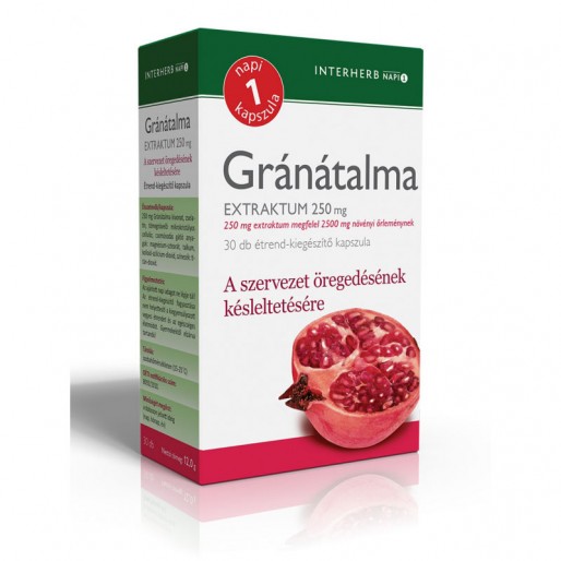 Interherb Gránátalma Extraktum kapszula