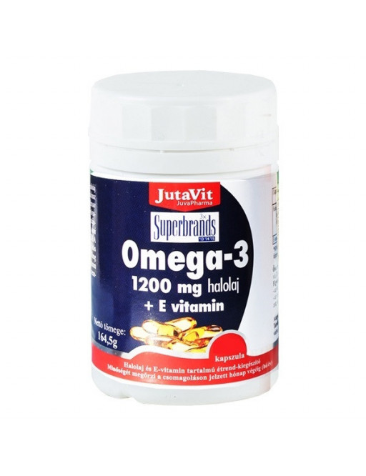 JutaVit Omega-3 1200 mg + E vitamin kapszula