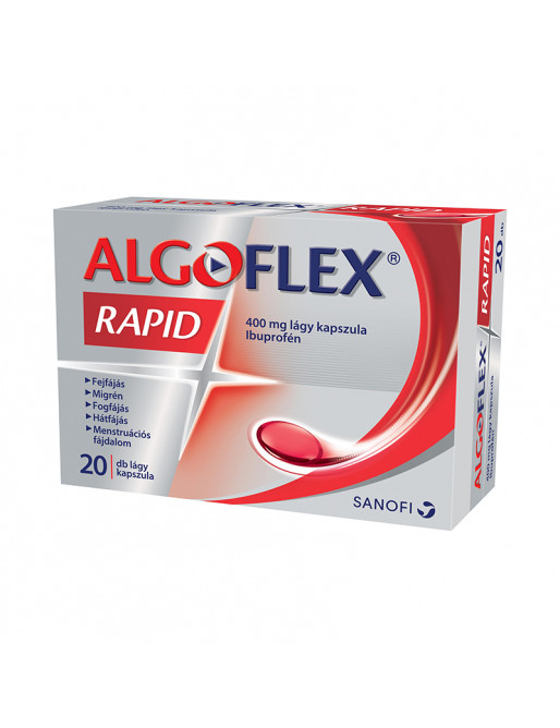 Algoflex rapid 400mg lágy kapszula