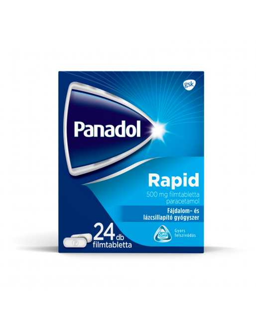 Panadol Rapid 500 mg filmtabletta