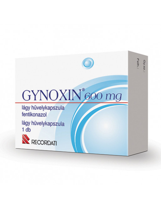 Gynoxin 600mg hüvelykapszula