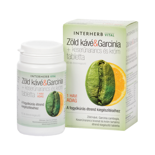 Interherb Vital Zöldkávé Garcinia tabletta - 60x