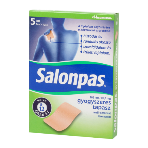 Salonpas 105MG/31,5MG gyógyszeres tapasz