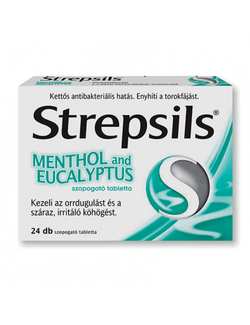 Strepsils Menthol and eucalyptus szopogató tabletta