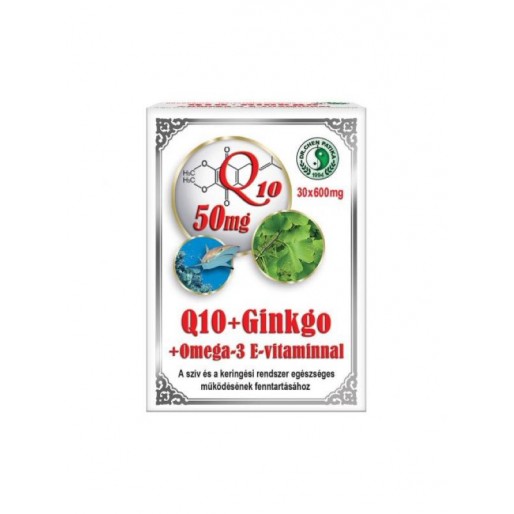Q10 Ginkgo Omega-3 E vitamin kapszula DR.CHEN