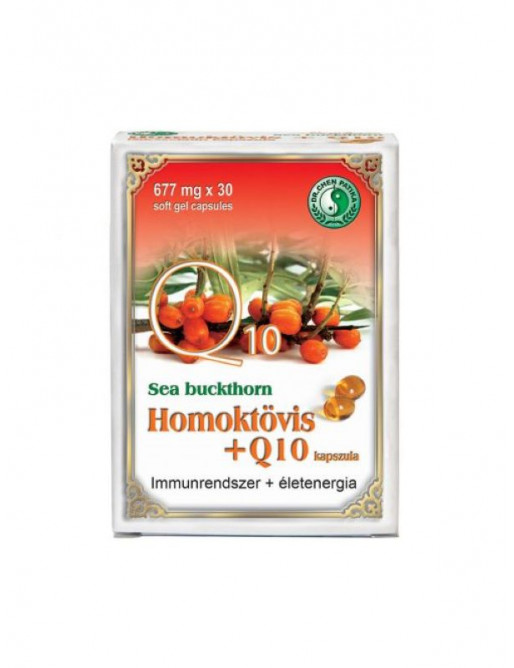 Homoktövis+Q10 677mg lágyzselatin kapszula DR.CHEN