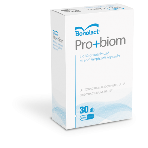 Bonolact Pro+Biom étrendkiegészítő kapszula
