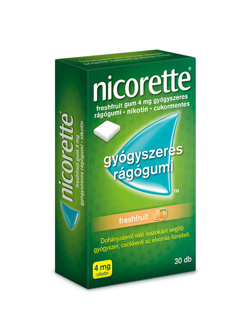 Nicorette  freshfruit 4 mg gyógyszeres rágógumi