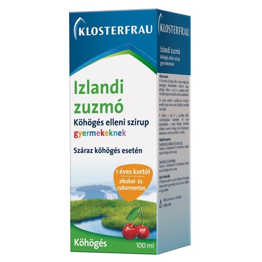 Klosterfrau Izlandi zuzmó szirup gyermekeknek