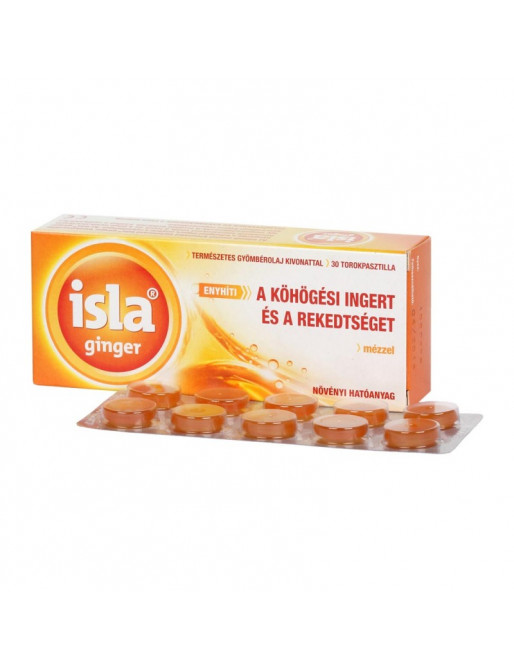 Isla-Ginger torokpasztilla AlpenPharma