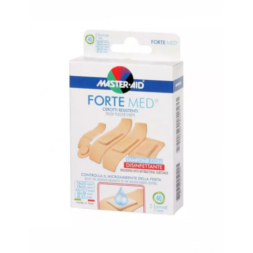 MASTER AID Forte Med vízálló sebtapasz különböző - 40x