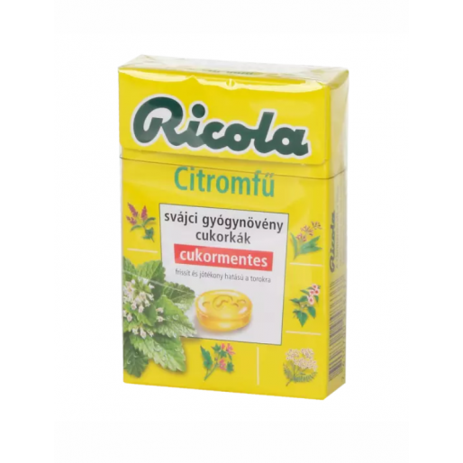 Ricola Citromfű cukormentes cukorka