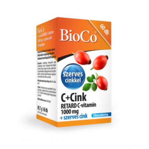 Bioco C+Cink retard C-vitamin 1000 mg filmtabletta