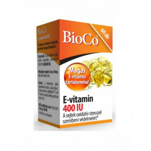 Bioco E-vitamin 400NE kapszula