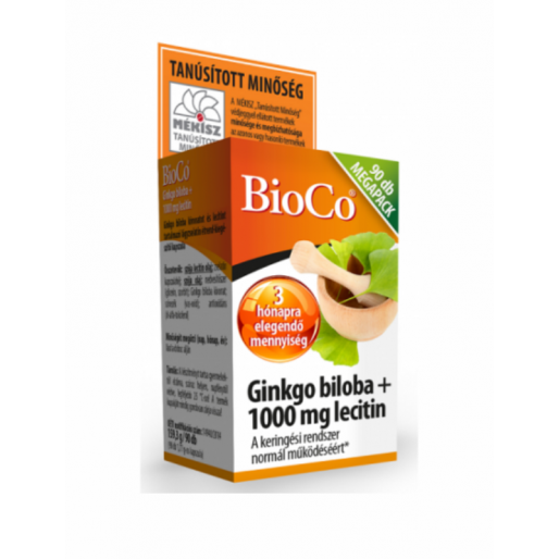 BioCo Ginkgo Biloba + 1000 mg Lecitin Megapack