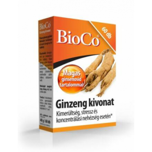 BioCo Ginzeng kivonat tabletta