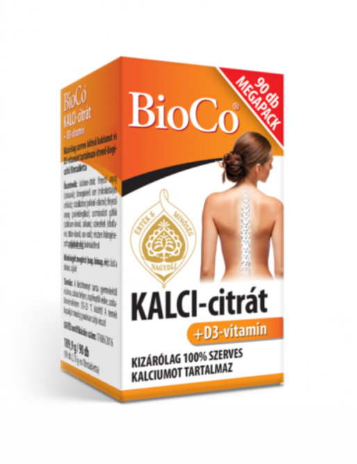 Bioco Kalci-Citrát + D3-vitamin Megapack