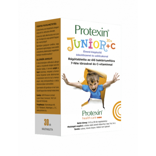 Protexin Junior +C étrendkiegészítő rágótabletta