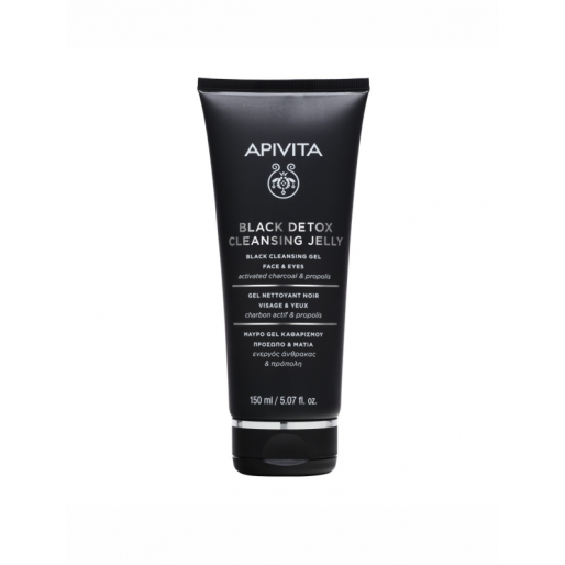 APIVITA Arc- és szemkörnyéktisztító Black Detox