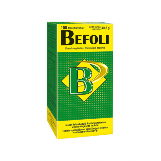 Befoli B vitamin tartalmú retard tabletta