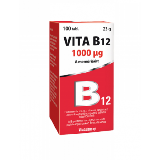 Vitabalns Vita B12 1000 mcg tabletta - 100x