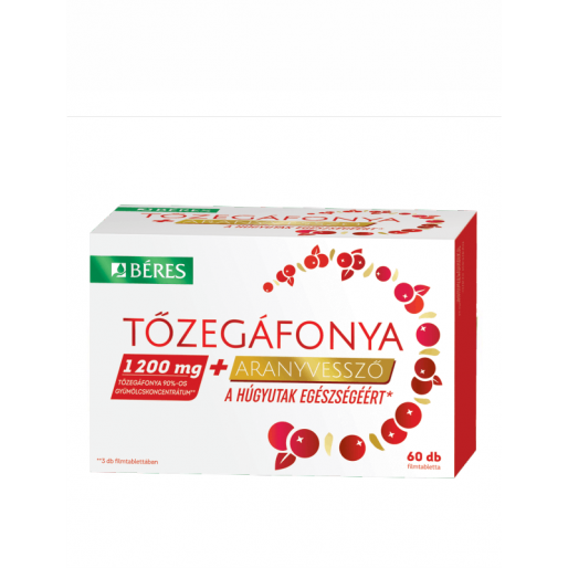 Béres Tőzegáfonya+Aranyvessző filmtabletta
