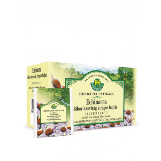 HERBÁRIA Bíbor kasvirágos hajtás filteres tea - 20x