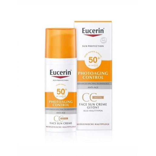 Eucerin Sun Photoaging Control színezett napozó krém arcra SPF 50+