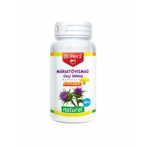 Dr.Herz Máriatövismag olaj 500 mg kapszula