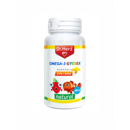Dr. Herz Omega-3 Gyerek lágyzselatin kapszula