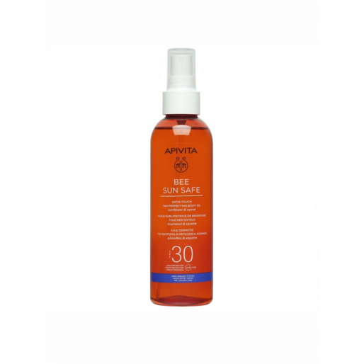 APIVITA BEE SUN SAFE Barnulást segítő olaj spray SPF30