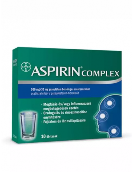 Aspirin Complex 500mg/30mg granulátum komplex belsőleges szuszpenzióhoz