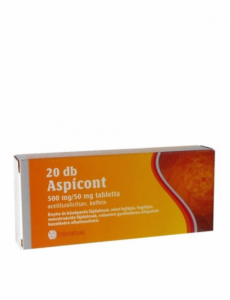 Aspicont 500mg/50mg Tabletta