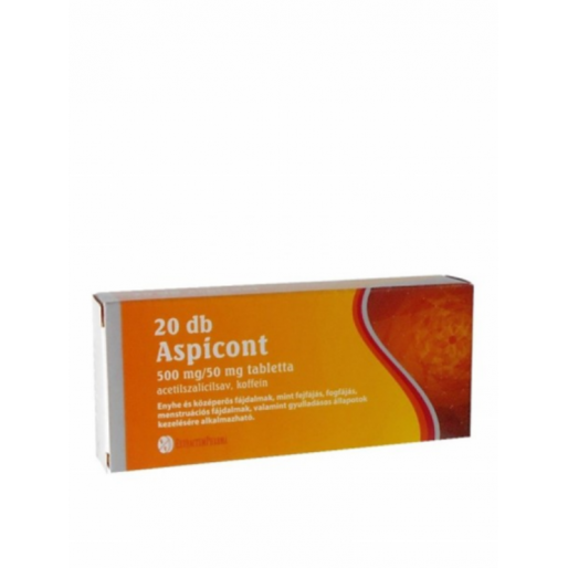 Aspicont 500mg/50mg Tabletta