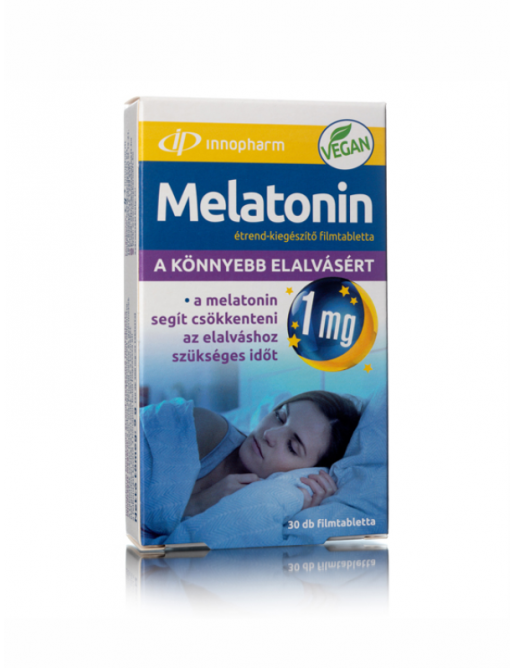 Innopharm Melatonin Étrend-Kiegészítő Filmtabletta Vitaplus