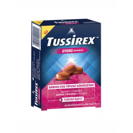 Tussirex köhögés elleni pasztilla