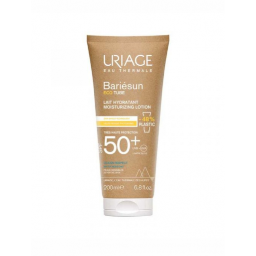 Uriage Bariésun tej SPF50+ környezetbarát tubusban