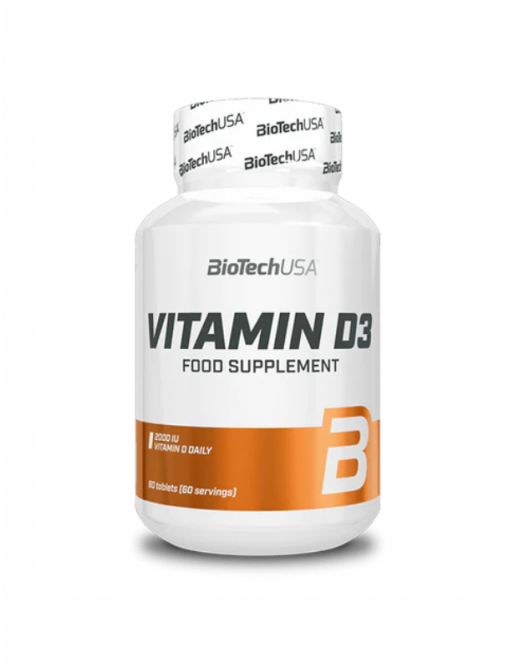 BioTechUsa Vitamin D3 50mcg tabletta