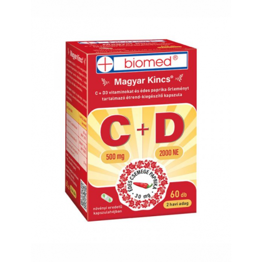 Biomed Magyar Kincs C+D vitamin kapszula - 60x