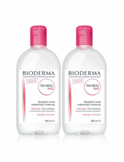 Bioderma Sensibio H2O arc- és sminklemosó micellaoldat DUOPACK - Micellafesztivál