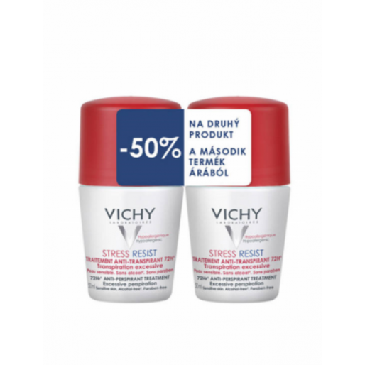 Vichy Stress Resist 72 órás izzadságszabályozó golyós dezodor DUOPACK