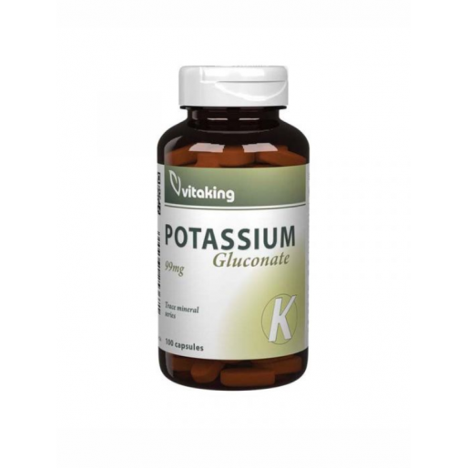 Vitaking Kálium (Potassium) 99 mg kapszula - 100x