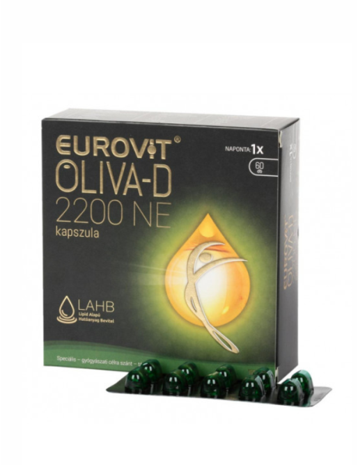 Eurovit Oliva-D 2200NE étrendkiegészítő kapszula