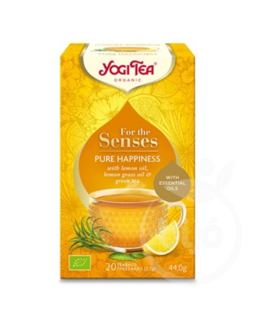 Yogi Tea® Bio tea az érzékeknek - Tiszta boldogság