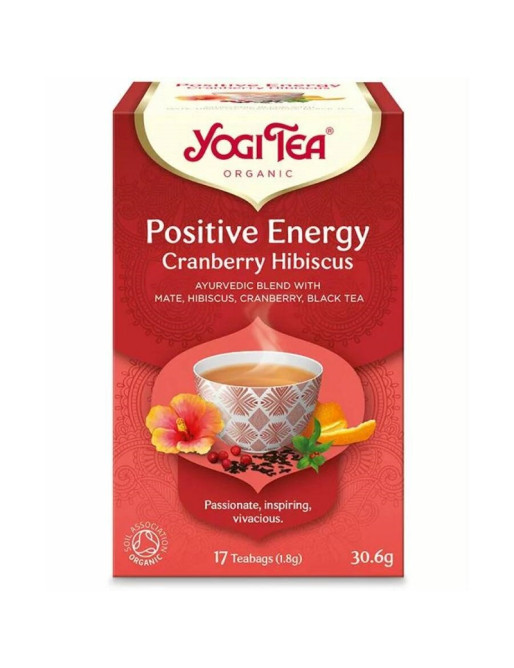 Yogi Tea® Pozitív energia bio tea tőzegáfonya hibiszkusz