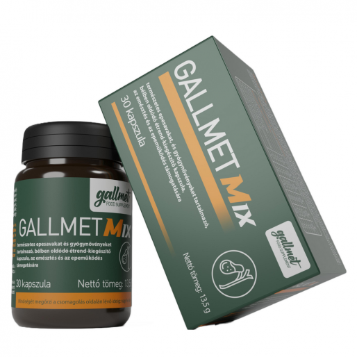 Gallmet Mix epesav és gyógynövény kapszula (Gallmet-M)