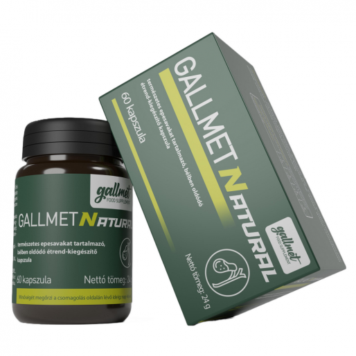 Gallmet Natural epesav kapszula (Gallmet-N) - 60x