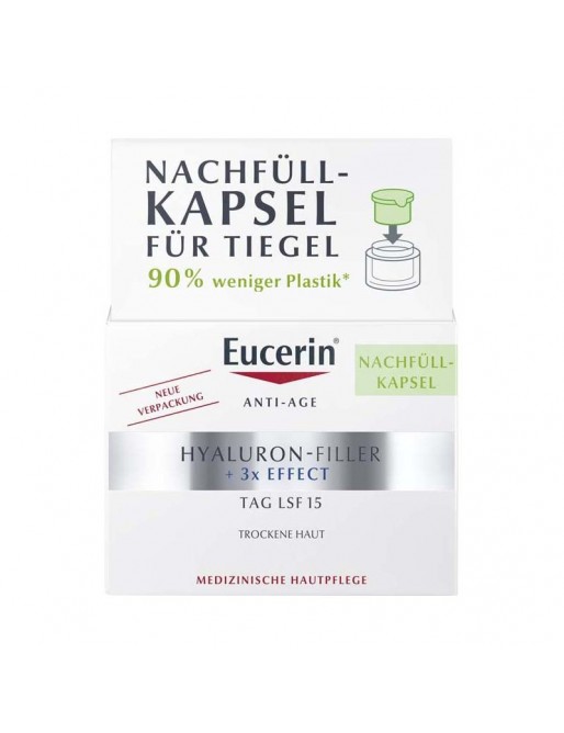 Eucerin Hyal-Filler krém nappali öko utántöltő - Lejárat közeli 2025.05.31.