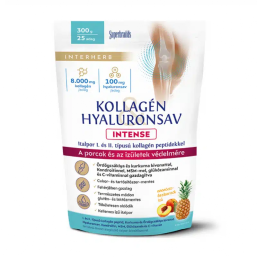 Interherb Intense kollagén hyaluronsav italpor