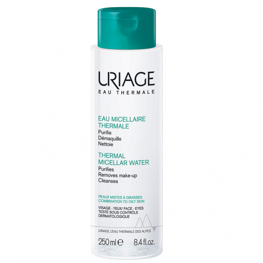 Uriage Termál micellás arctisztító/sminkeltávolító zsíros bőrre